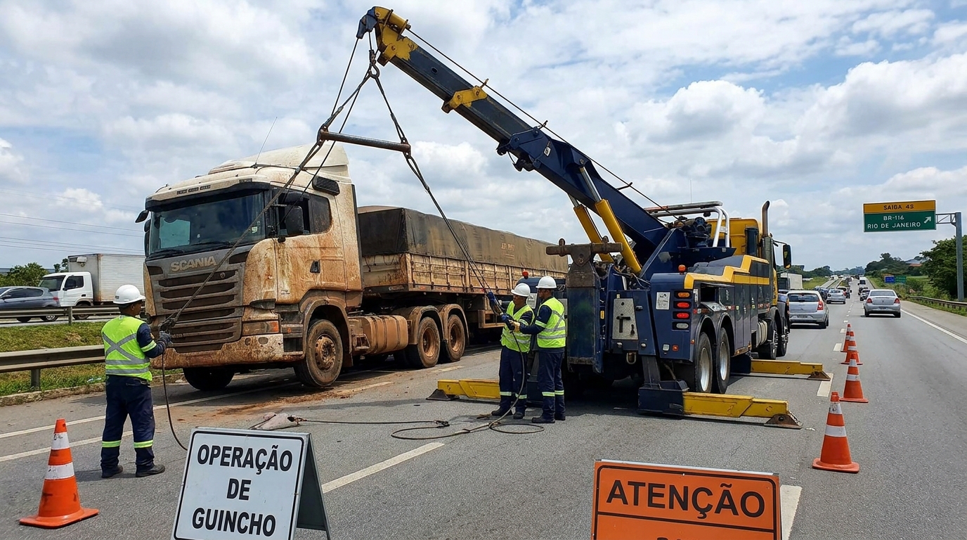 Guincho para Caminhão em Mogi das Cruzes‑SP